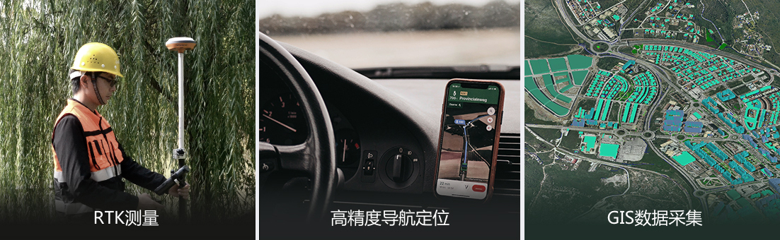 適用于RTK測量、高精度導航定位、GIS數據采集