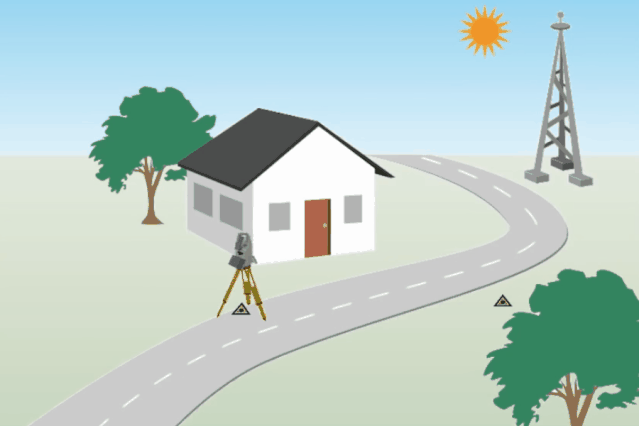 在兩個(gè)測站采集同一立面影像數(shù)據(jù) 在兩個(gè)測站采集同一立面影像數(shù)據(jù)